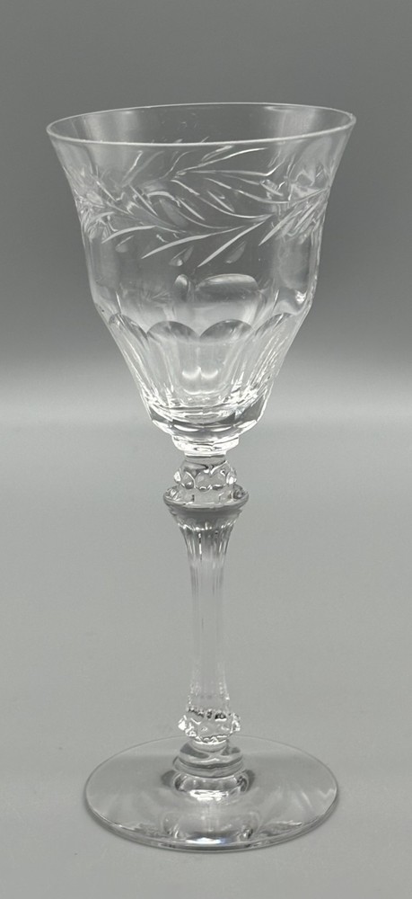 Vintage Tiffin Franciscan Allegro Cut Glass Crystal Stem