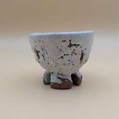 sake cup　”GUINOMI　HAGI-YAKI”　white01