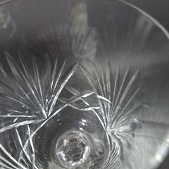 Oscar De La Renta Crystal Austria Stemmed Glass Water Wine Drinkware Barware