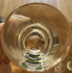 Set of 6 SALVIATI Crystal Vodka Shot Glasses with Colorful Faces ~ Unique!