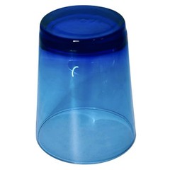 Libbey FLARE BLUE MEDITERRANEAN Cobalt Sheer 14 OZ Glass Tumbler NEW