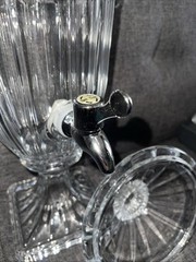 Shannon Crystal by Godinger Brandon Beverage Dispenser Elegant Cut 1.7L 60oz