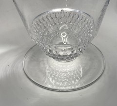 5″Duncan & Miller Teardrop Clear Iced Tea Glass Set Of 3