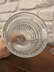 LIBBEY RADIANT WATER GOBLETS LOT OF 4 Thick Glass