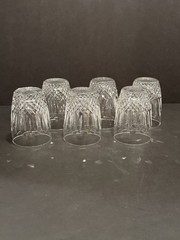 Waterford Crystal COLLEEN Short Stem 5 oz Flat Tumblers 3-1/2″ Set of 6