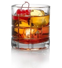 Lot Of 3 Anchor Hocking TARTAN PLAID (Manchester) 10.5oz Old Fashioned Glasses