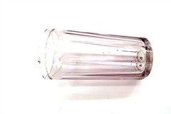 Vintage L & S Light Purple Glass Cup Glows Uranium / Maganese 4.75″ Tall No 1