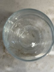 VTG Pier 1 Etched Clear Stemless Wine Glass, 5″ Tall x 3″ Wide at Top