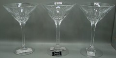 Mikasa ARCTIC LIGHTS Martini Glass SET OF THREE More Here