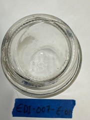 Vintage Clear Bell Shaped Juice Glass Retro Drinking Kitchen Bar Glassware