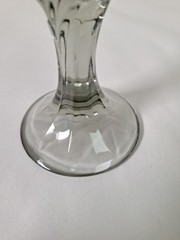 NORITAKE Sweet Swirl Smoke Gray Amethyst Water Goblets 7 3/8 Inch