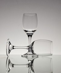 Timo Sarpaneva Iittala Pair of shot glass cordial «Kolibri» Iiittala Finland