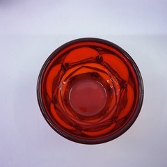 Fostoria Argus Ruby Red Whiskey Glasses 2 3/4” Tall – Set Of 2