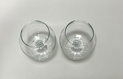 Vintage Brandy Glass Claudia by Import Assoc made in Poland Set of 2