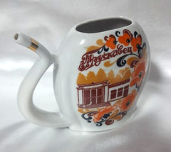 Vintage mug drinker for mineral water Truskavets Ukraine / porcelain /spa / USSR