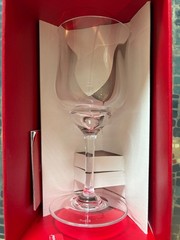 Set of 2 Baccarat France Crystal 6-5/8″ CAPRI OPTIC WATER WINE GOBLET GLASS