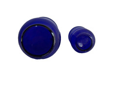 Glasses (2) Cobalt Blue 1930’s 8oz and 4oz.