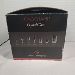 Cristal d’Arques Longchamp Highball Tumblers. Open Box.