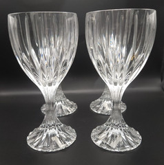 Mikasa Park Lane Goblets – Set of 4 – Lead Crystal – New in Box!