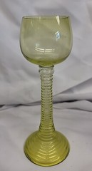 Theresienthal Art Nouveau Bavarian Roemer Wine Glass Goblet 10″/ Crystal Vase