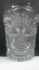 Sunshine, US Glass, # 15110, Flat Tumblers, (3), USA, EAPG, c 1908, ExCd