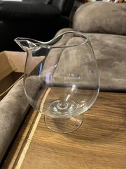Glassware. A Clear Cognac Glass For Brandy Or Any Other Liquor.