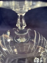 Mikasa Arctic Lights Crystal Brandy Snifters 5.75″ Cognac Glasses Set Of 4
