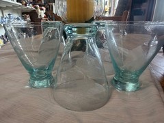 5 Fostoria Kismet Flat Tumbler 12oz Beverage glasses 4-1/2″ Vintage One Glass