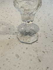 McKee Rock Crystal Clear Tiny 2 7/8″ Wine Cordial Stem EAPG Depression Glass