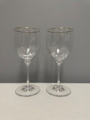 Mikasa Crystal Wine Glasses – Stephanie Gold (set of 2)