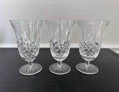 Waterford Stemmed Iced Tea Glasses Set of 3 – 6.5” tall