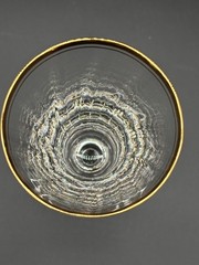 MIKASA Jamestown Gold Trim Crystal Fluted Champagne Discontinued Replacement