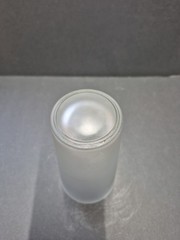 Grey Goose 6.75″ Frosted Glass Tumbler Etched Cut to Clear Grey Goose Logo