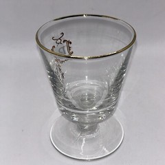 Set of 2 Alchemy 4.25” Glasses Gold Pharmacy Rx Apothecary MCM