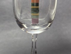 Fostoria Fascination Clear Thick Bottom Hexagonal Stem Clear Cordial Glass