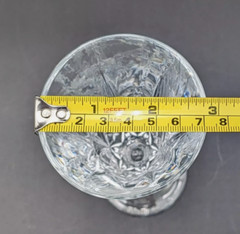 WATERFORD MARQUIS MAXWELL TOASTING FLUTE CHAMPAGNE CRYSTAL GLASS 9.5″H CHIPPED!