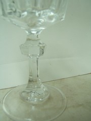 Princess House Esprit Water Goblet 6 3/4″ Tall Excellent Condition