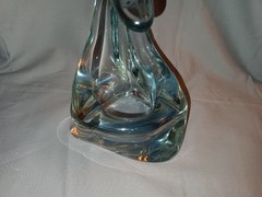 Saint Louis Crystal Ashtray With Curved Handle