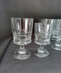 Vintage Cristal DArques Versailles Wine Water Glasses Goblets 18 Piece Set