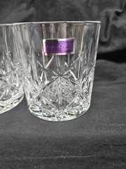 NEW Four MARQUIS by Waterford Bicchieri Sparkle Double Old Fashioned Glasses 3
