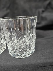 NEW Four MARQUIS by Waterford Bicchieri Sparkle Double Old Fashioned Glasses 3