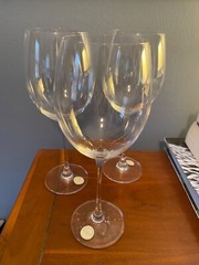 Lenox Crystal Wine/Goblets 10 1/2 inches Made in Austria – Set of 3