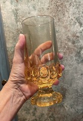 Franciscan Tiffin Madeira Cornsilk Yellow Iced Tea Footed Glass 6.5″