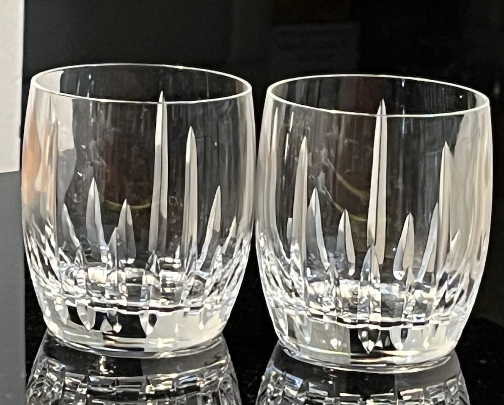 2 Enchante by CRISTAL D’ARQUES – DURAND Double Old Fashioned Whiskey Glasses