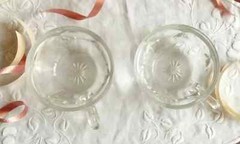 Punch Lunch Cup, Heisey Glass Co Newark Ohio, Antique Replace Item, 2 Available