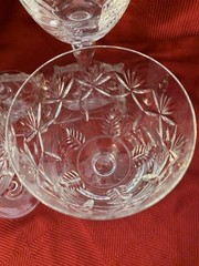 VTG Royal Brierley Kendall Crystal Water Goblet 6 3/8″ Tall EUC