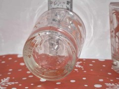 Vintage Red Gazelle Lowball Glasses 1950s MCM Glassware Set Federal Glass Co