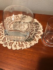 Vintage Tumble Up Ravenscroft Crystal Waldorf Water Carafe And Glass 7” Tall