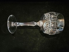 SET OF 4 SCARCE VINTAGE BAYEL «DOMINIQUE» FRENCH CRYSTAL WATER GOBLETS