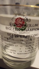Junk Drawer Lot of Barware Glasses Rose Bowl 1983